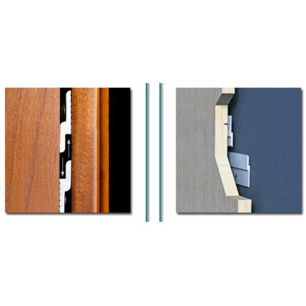 Aluminum Extrusion Z Clip Wall Mount System for Hanging Interior Panels