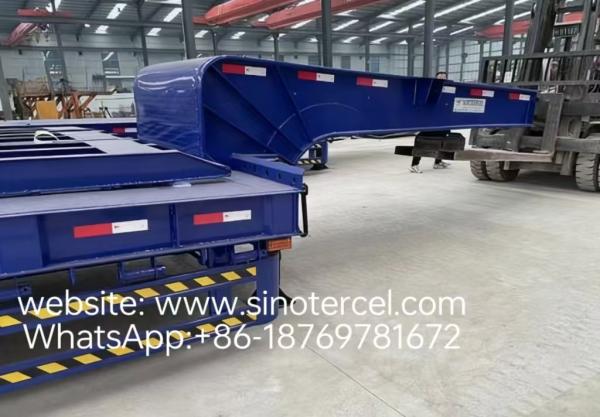 Low Bed Semi Trailer With Mechanical Suspension