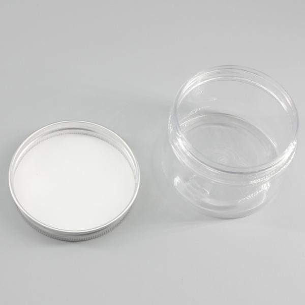 Cylinder 150ml PET Transparent Plastic Cosmetic Cream Jar Packaging
