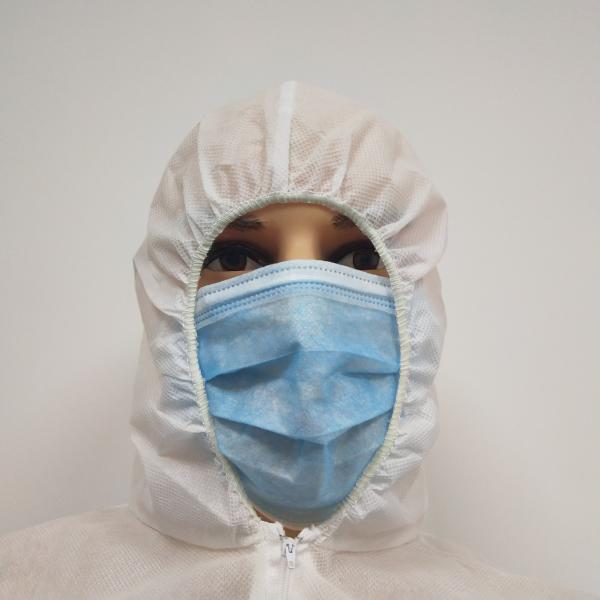 Polypropylene Pp Breathable Disposable Protective Coverall With Hood
