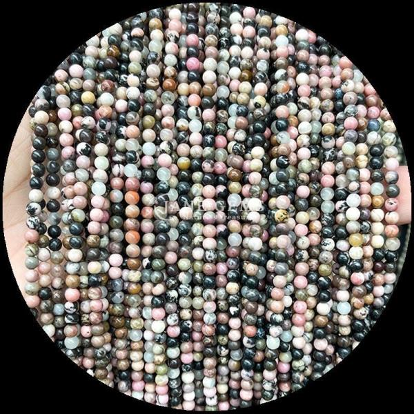 Technique Polished Gemstone Round Shape Garden Quartz Loose Bead Strands for Exquisite Jewelry Designs