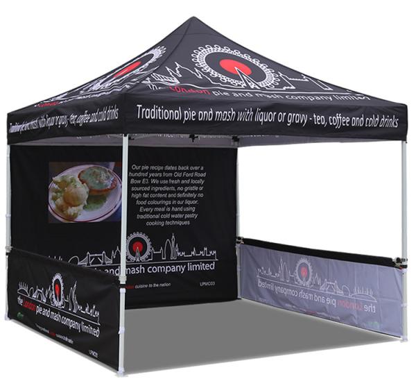 Custom Printed Foldable Canopy Tent 4x4 Aluminium / Steel Tent Frame
