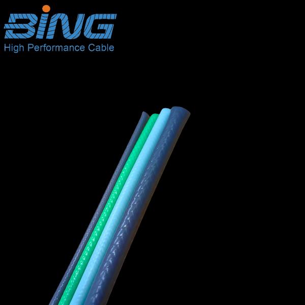 High Performance True-Flex141 50 Ohm Spiral Strip Coax 19 AWG for Flexible Microwave Cable