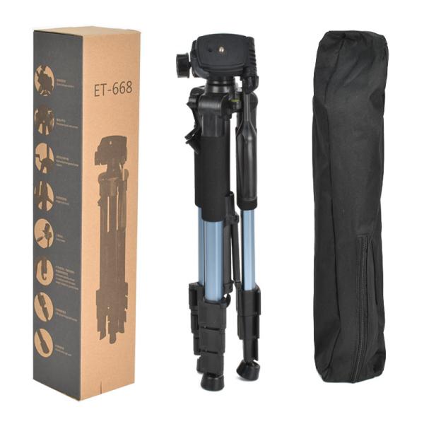 Q668 1.5M Height Aluminum Alloy Tripod For Phone And Camera