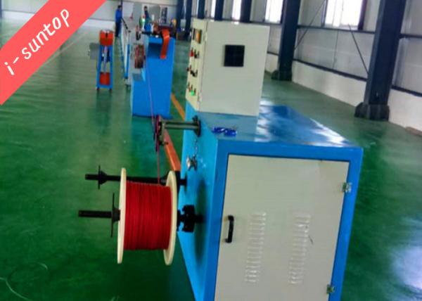linha de fabricação da extrusão de cabo do silicone da máquina do fio de 15kw 90kg/H