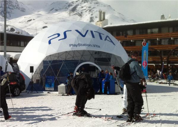 15m Diameter PVC Cover Geodesic Tent Event With Decorated Lingings