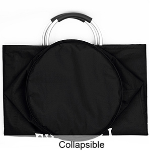 Laundry Baskets with Easy Carry Handles, Hamper, Folding Washing Bins, Family Laundry Room Bathroom