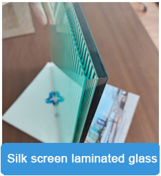 Silk screen laminated glass Акустическое многослойное стекло 6,38 мм 10,76 мм безопасное многослойное стекло