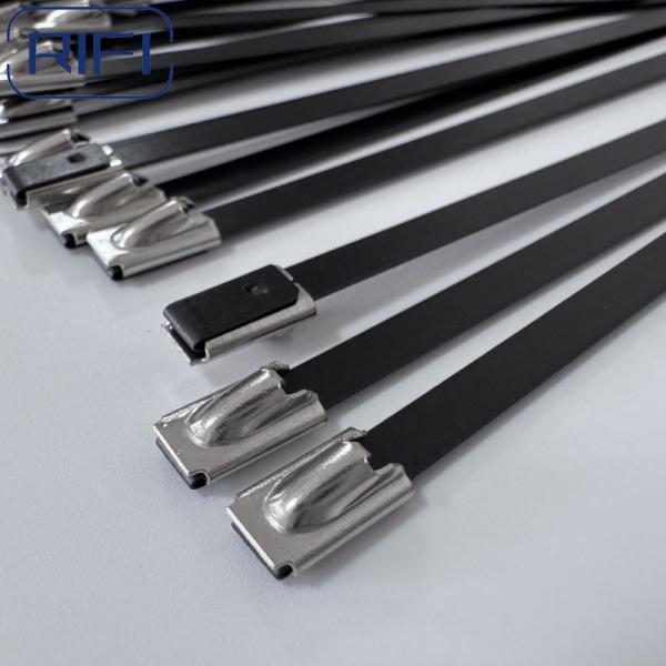 Ss.316 Epoxy Coated Stainless Steel Ball Lock Type Cable Tie