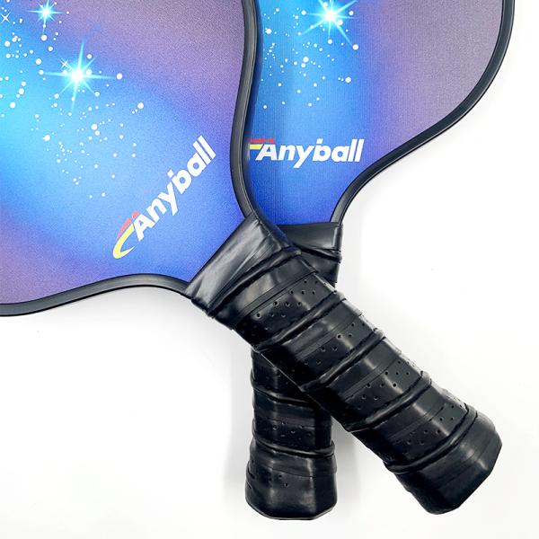 2pcs Pickleball Paddle Set 100% Carbon Fiber Pickleball Paddles 4 Balls And 1 Cover Bag