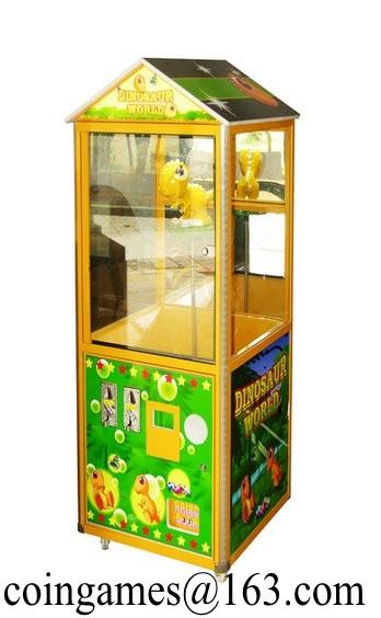 Dinasaur World Amusement Park Equipment Small Gumball Vending Machine For Sale