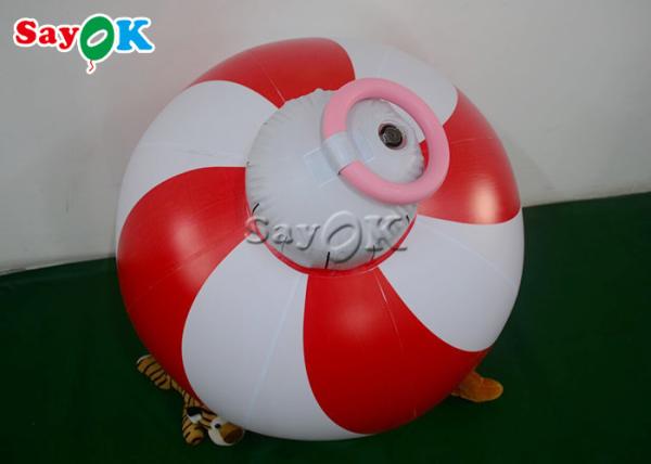1.2m Red Inflatable Snowflake Ball Festival Christmas Yard Decoration