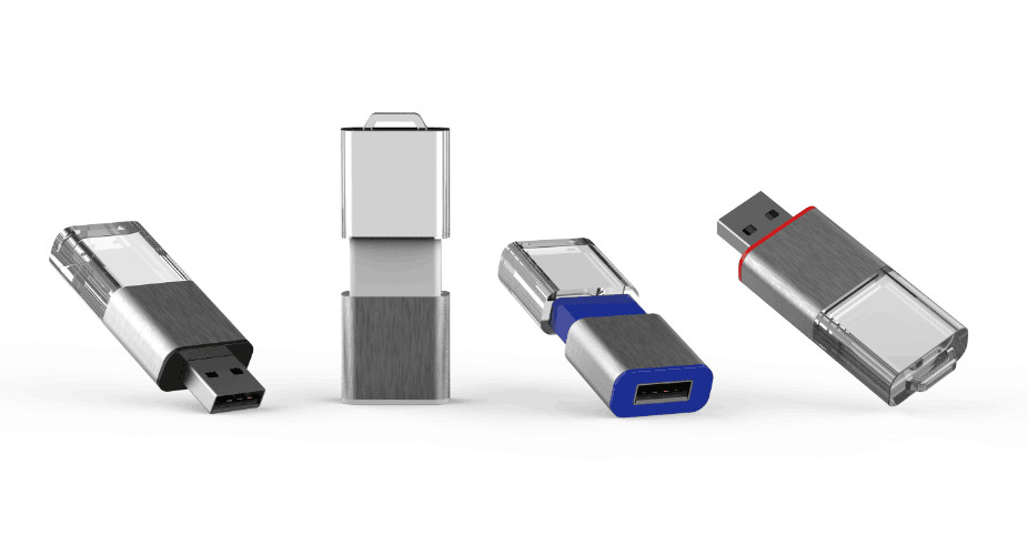 Гравировка логотипа светодиодный свет кристаллический USB Stick Oem Odm