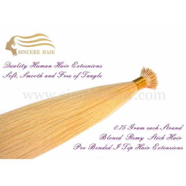 20 Inch Remy Human Hair Extensions 1.0 G Pre Bonded U Tip Hair Extensions For Sale