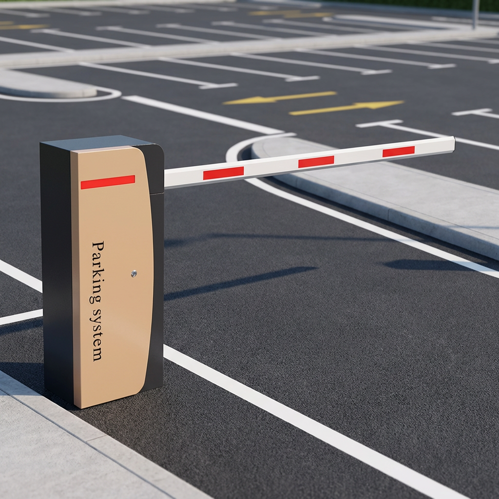 Straight-Barrier Gate Parking Lot All-in-one Machine License-Plate Recognition Residential Complex Access Control Automatic Toll