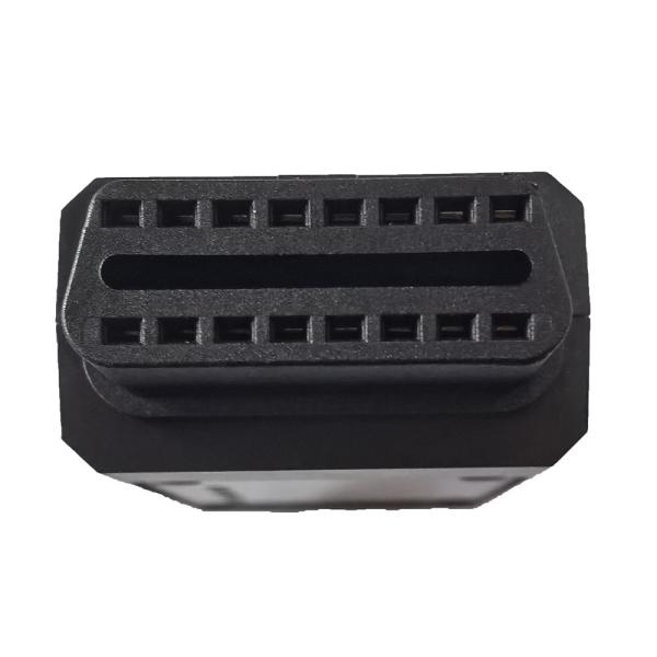 Homem de abrigo plástico do adaptador do PVC 16 Pin Car OBD do ABS à fêmea
