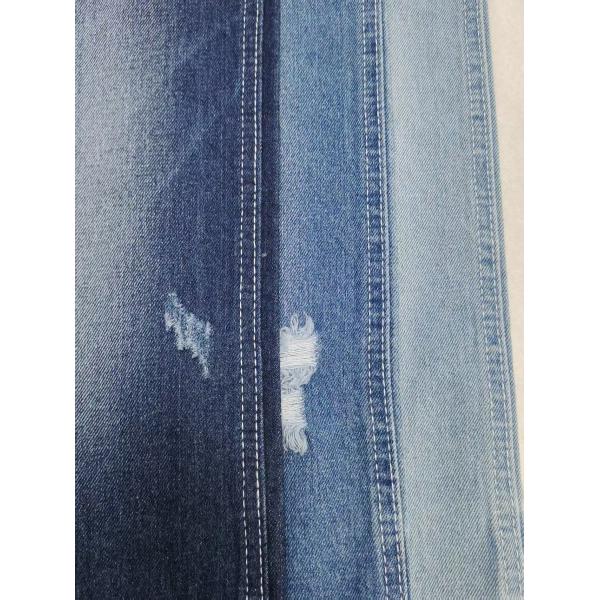 70%Cotton 10.3oz Denim Fabric With 10*10 Construction Dark Indigo Stretch Free For Jeans