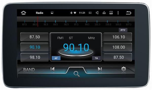 Ouchuangbo 9 inch car audio gps navi android 7.1 for Mercedes Benz CLAGLAGLE(2014.11-201 with bluetooth SWC calendar