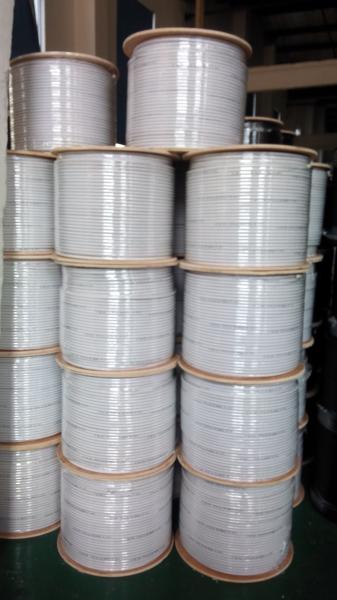 Braiding CATV RG11 Coaxial Cable 75 ohm Outdoor Indoor Use Flooding Compound