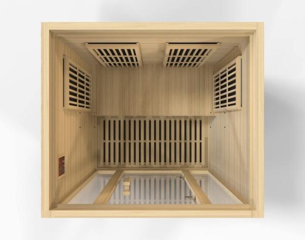 Single Large Computer Control Panel Commercial Custom Sauna Luxury Dry Steam Bath