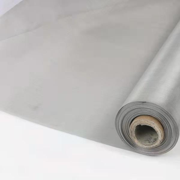 Fils de treillis en acier inoxydable 316, 30 mesh, tissage toile