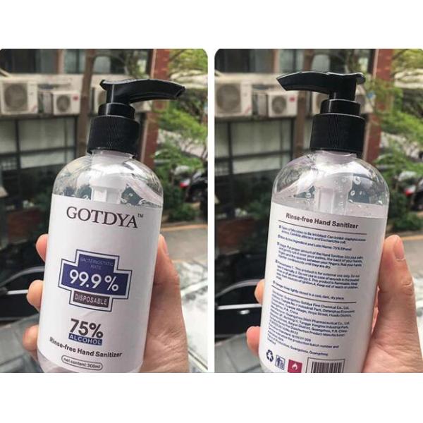 Antiviral Instant Hand Sanitizer 70 Percent Alcohol Waterless Hand Gel