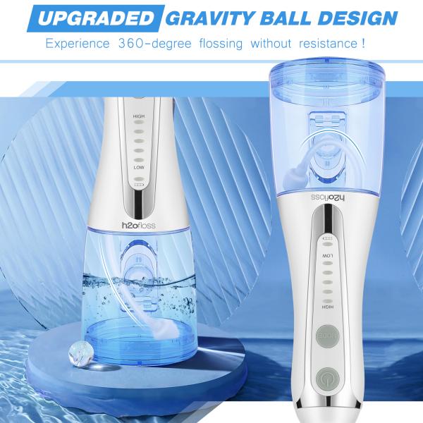 2500mah портативная вода Flosser, уборщик зубов давления воды 40-140PSI