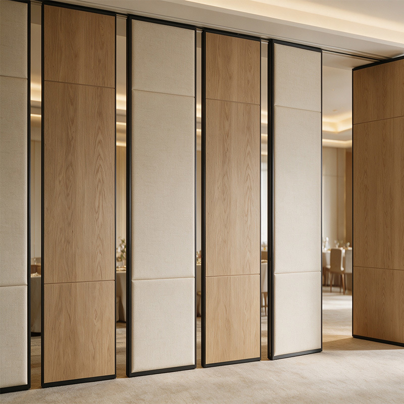 Customizable Hotel Mobile Partition Wall Room Divider Sliding Partition Wall For Hotel Meeting Room