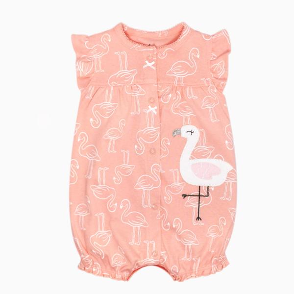 Printing Baby Clothes Summer Onesies Baby Clothes Short Sleeve Girl Rompers for Sale