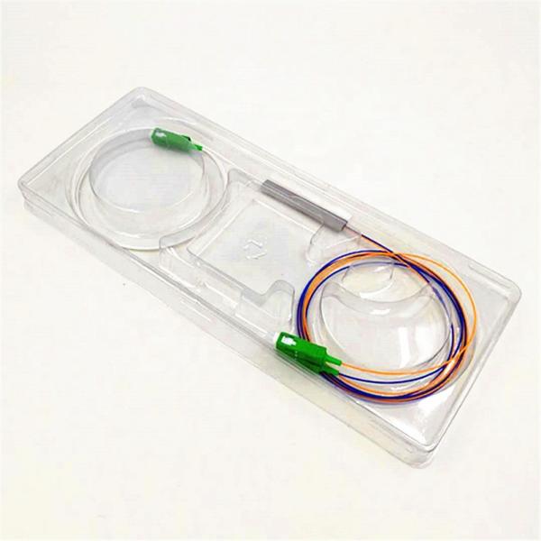 Mini 1x2 Fiber Network Equipment Steel Tube For FTTH FTTB FTTX Network