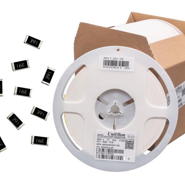 1% 5% SMD High Voltage Smd Resistors , 0.01-10M Metal Film Resistor 50PPM
