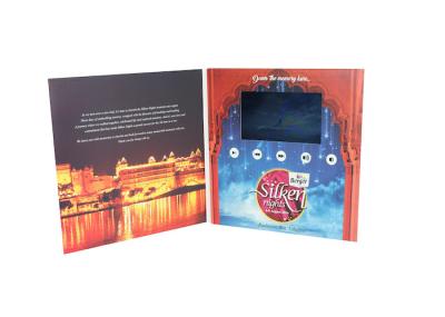 Video In Folder 5 inch video wedding invitations brochure , Video Booklet with wedding pictures