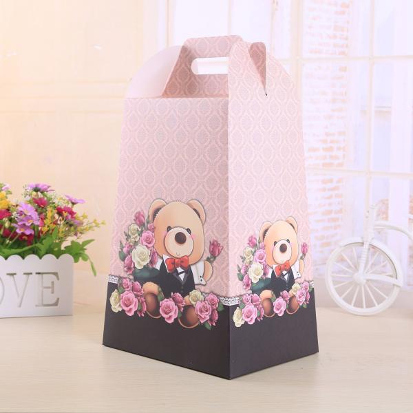 Custom Cartoon Bear Gift Box Paperboard Packaging