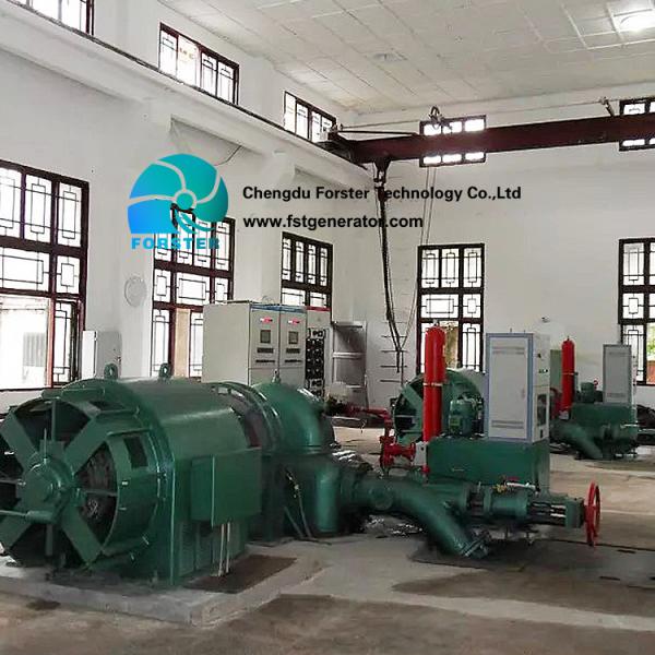 Зеленый генератор Пельтон гидро используемый в большой возвышенности и горных областях прилива главных