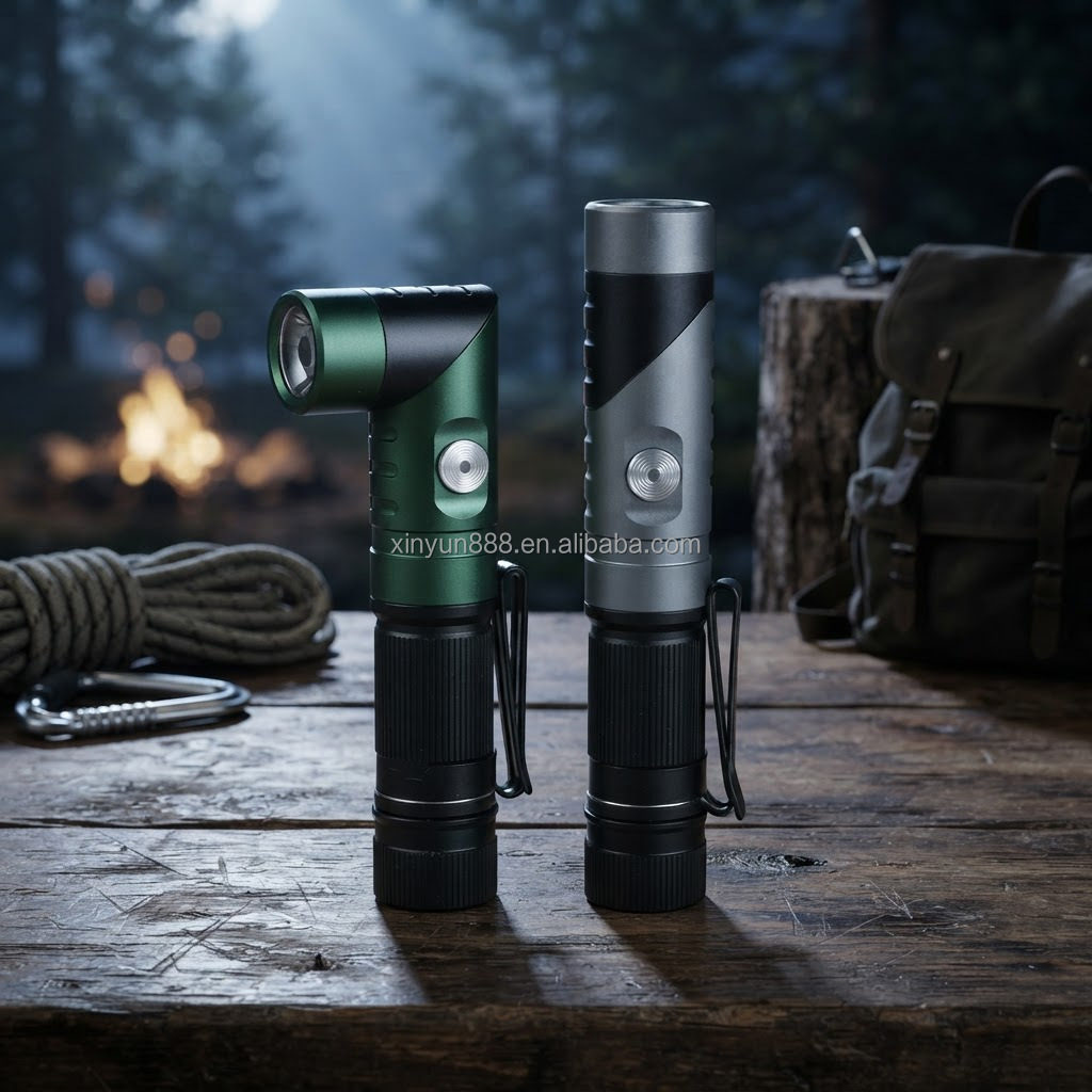 2026 New EDC Flashlight Strong Light COB Charging Working Lamp Outdoor Magnetic Cap Clip Lamp Rechargeable Flashlight