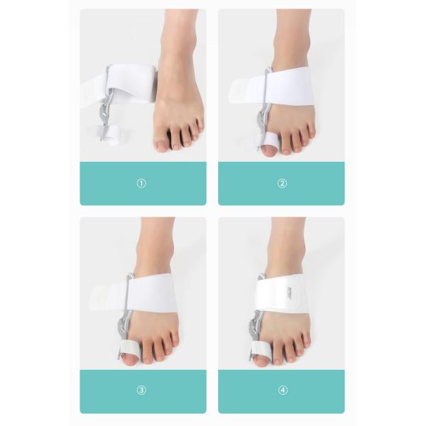 Белые Orthosis ISO 13485 аттестованный Hallux Valgus цвета