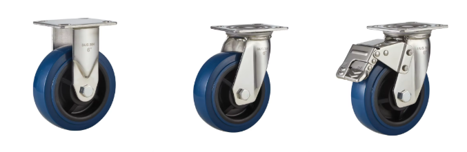 304 Stainless Steel PU Industrial Caster Wheels – Durable Workbench Mobility Solution
