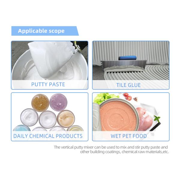 Chemicals Wall Repair Paste Putty And Tile Adhesive Mixing Machine Advanced Technology