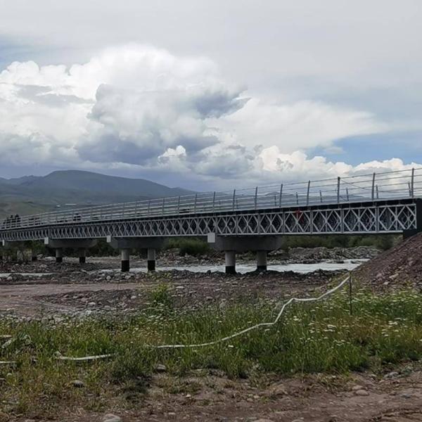 Galvanized Prefabricated Steel Truss Bridge Pontoon Bailey Bridge In India