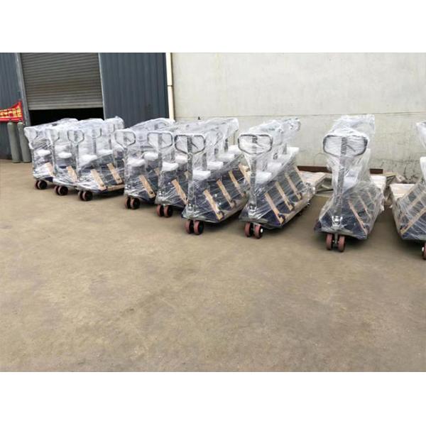 Carbon Steel Manual Type Forklift 2000Kg Hand Pallet Jack With Weight Scale