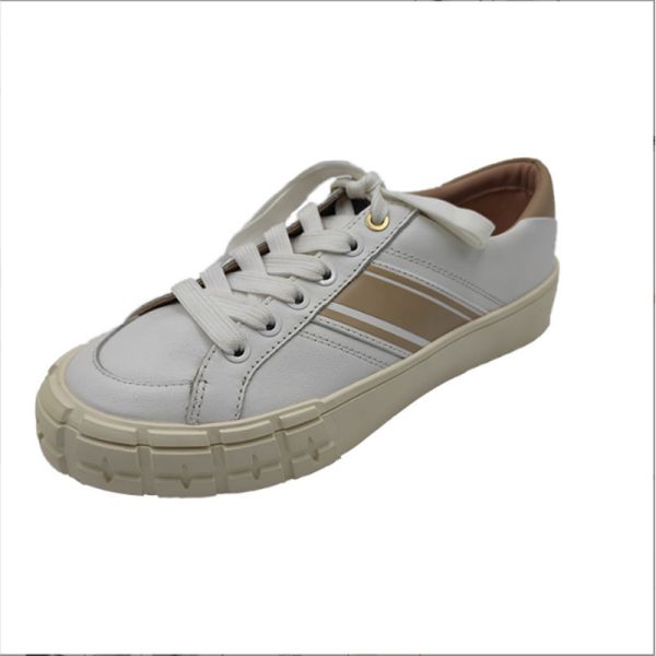 Fashion Lace Up Flat Casual Sneakers High Top And Low Top Shoes