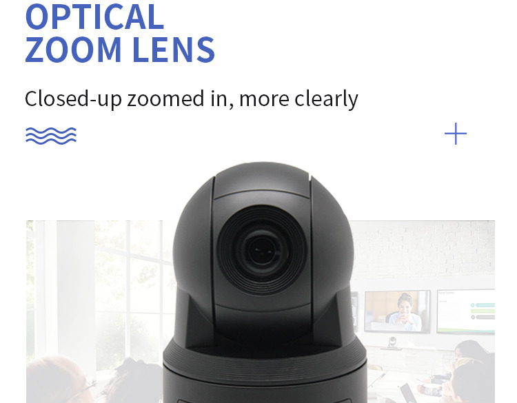 Conference Room Meeting Solution SQ-HD100 Series Video Conference Black Ceiling OEM Pickup Jack Pin Slope Audio Microcomputer Color Sensor