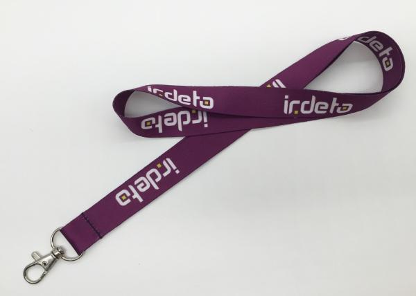 Custom sublimated  polyester lanyards with different letters with lobster clips