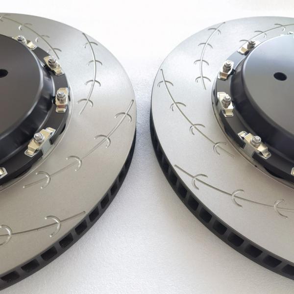Rotor 390*32mm dos discos do freio do carro do ferro para a roda R35 traseira GTR de Nissan