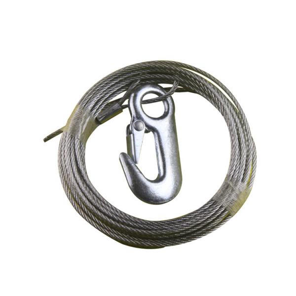 Câble de remorquage d'urgence pour voiture robuste - Câble d'acier enduit de PVC avec crochets