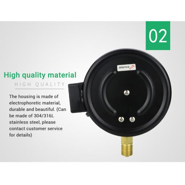 150mm 60bar 1.6% Bottom Connection Pressure Gauge with Remote Resistance Manometer