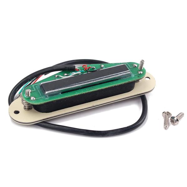 Hot Rail Mini Humbucker Pickup Ceramic Chrome Yellow Pearl Pickup Ring N5.8K/B11.7K