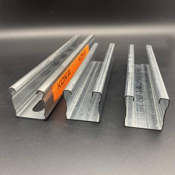 Heavy Load 41x41 41x21 3m 6m Strut Channel with Reinforcing Bar