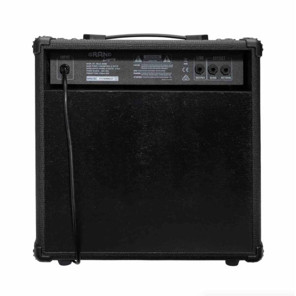 Grand 25W Solid State Bass Amplifier Combo in Black (BA-25)