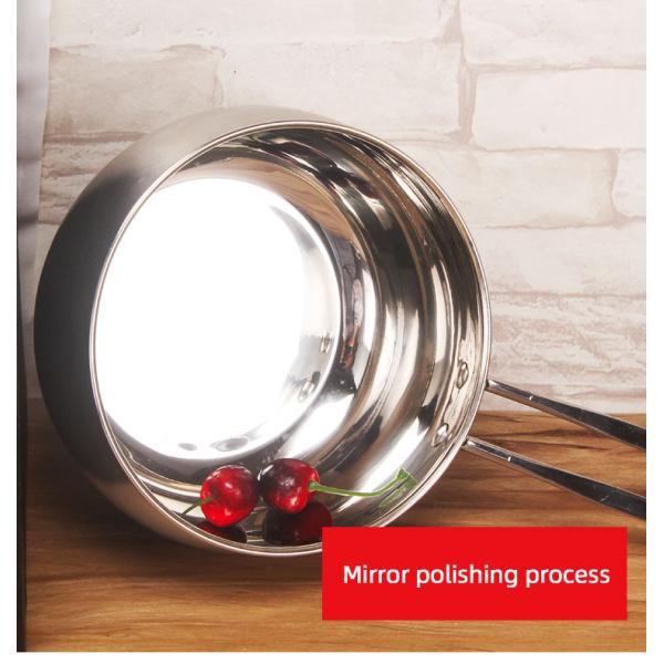 Custom Pots And Pans Pots Set Kitchen 12pcs Cooking Pots 3 Layer Bottom Ollas Stainless Steel Cookware Set